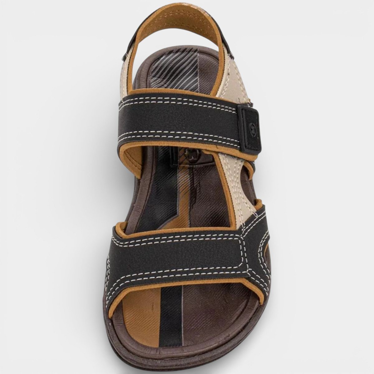 Sandália Molekinho Neo Napa Menino - Preto e Bege Preto 3