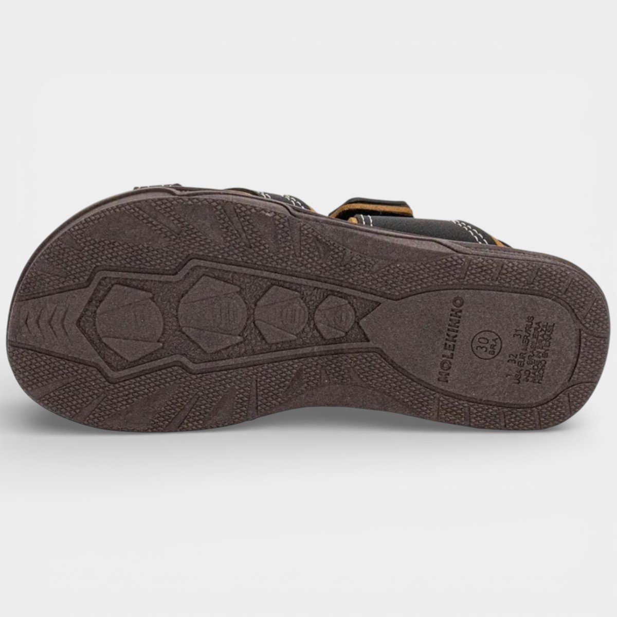 Sandália Molekinho Neo Napa Menino - Preto e Bege Preto 5