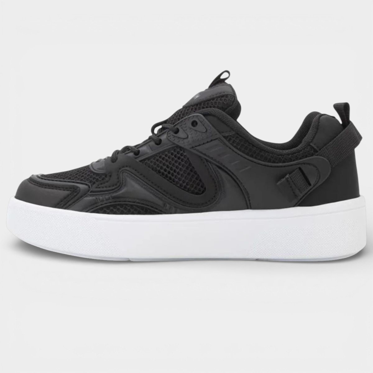 Tenis Ramarim Casual Pespontos Feminino - Preto Preto 3