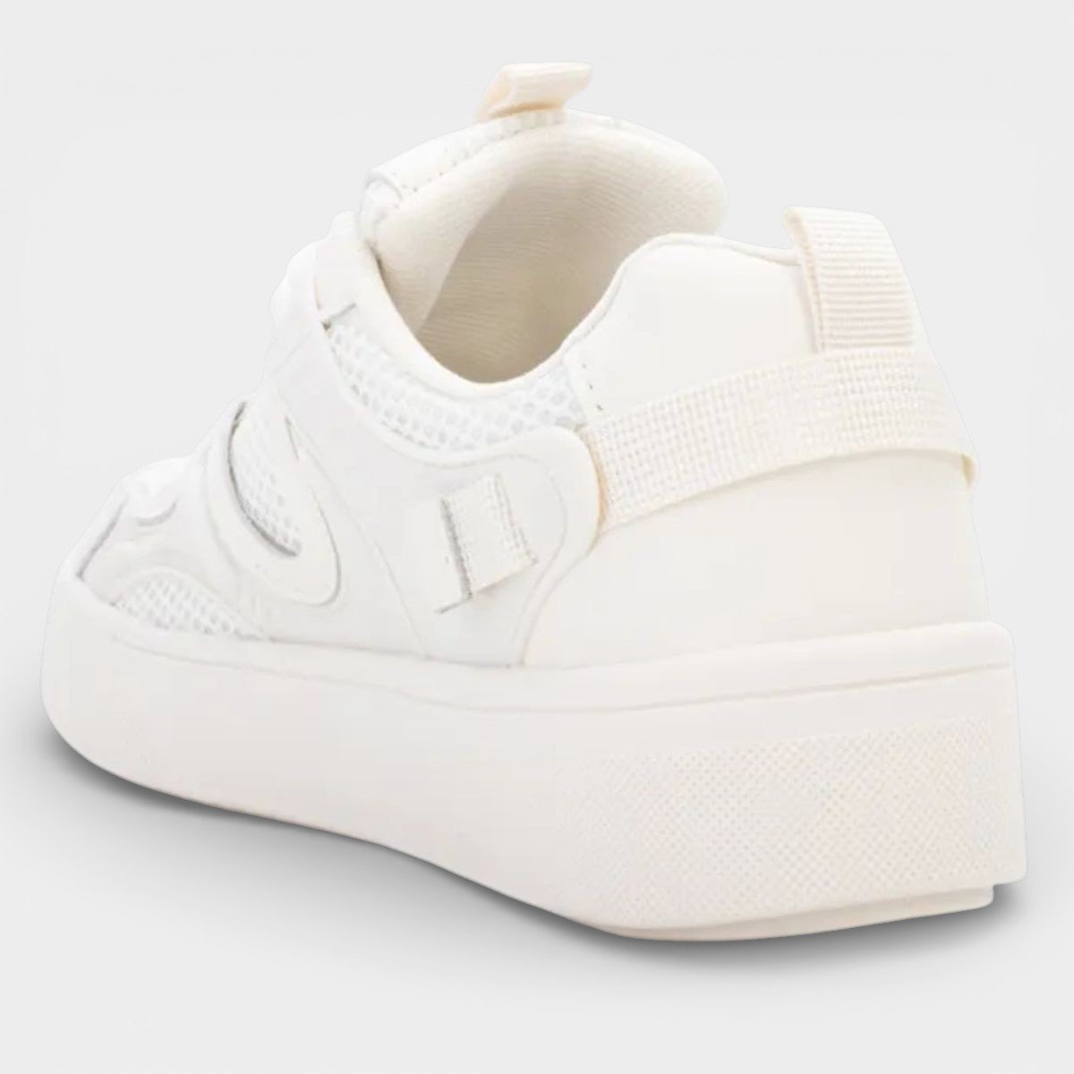 Tenis Ramarim Casual Pespontos Feminino - Off White Branco 4