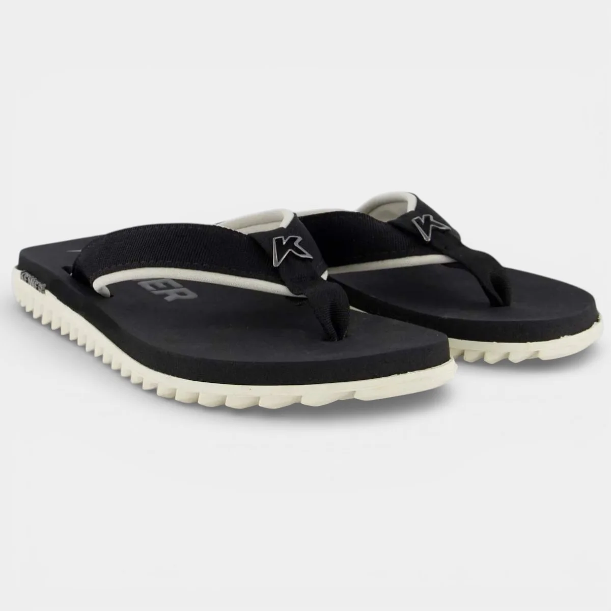 Sandália Kenner Kivah Cushy Masculina - Preto e Branco