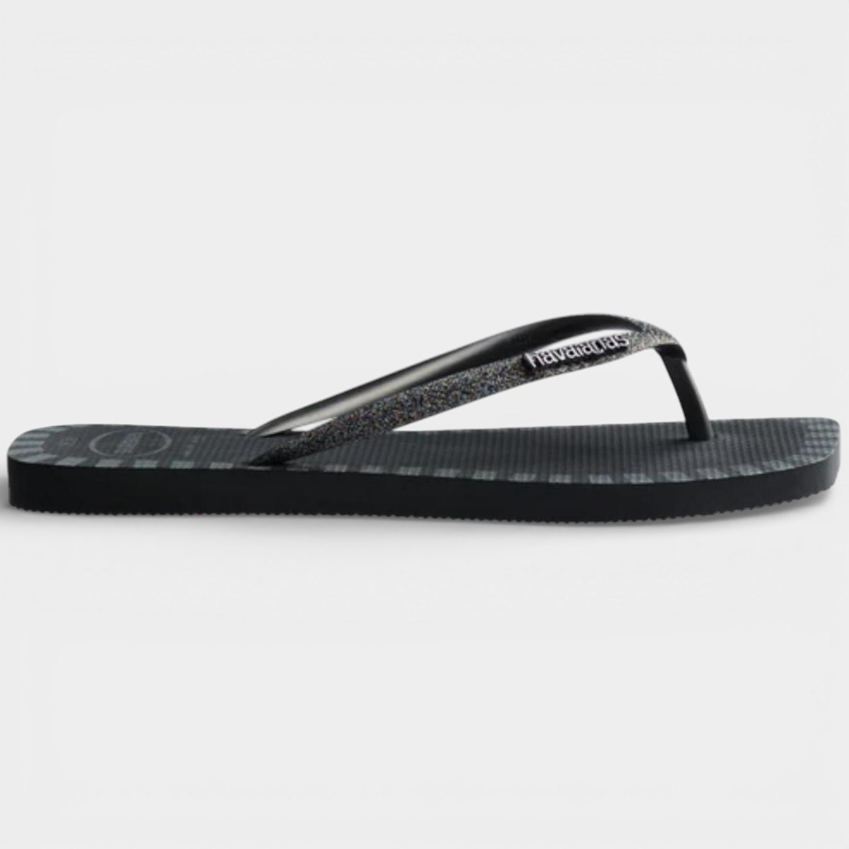 Chinelo Havaianas Slim Glitter Contour Feminino - Preto Preto 3
