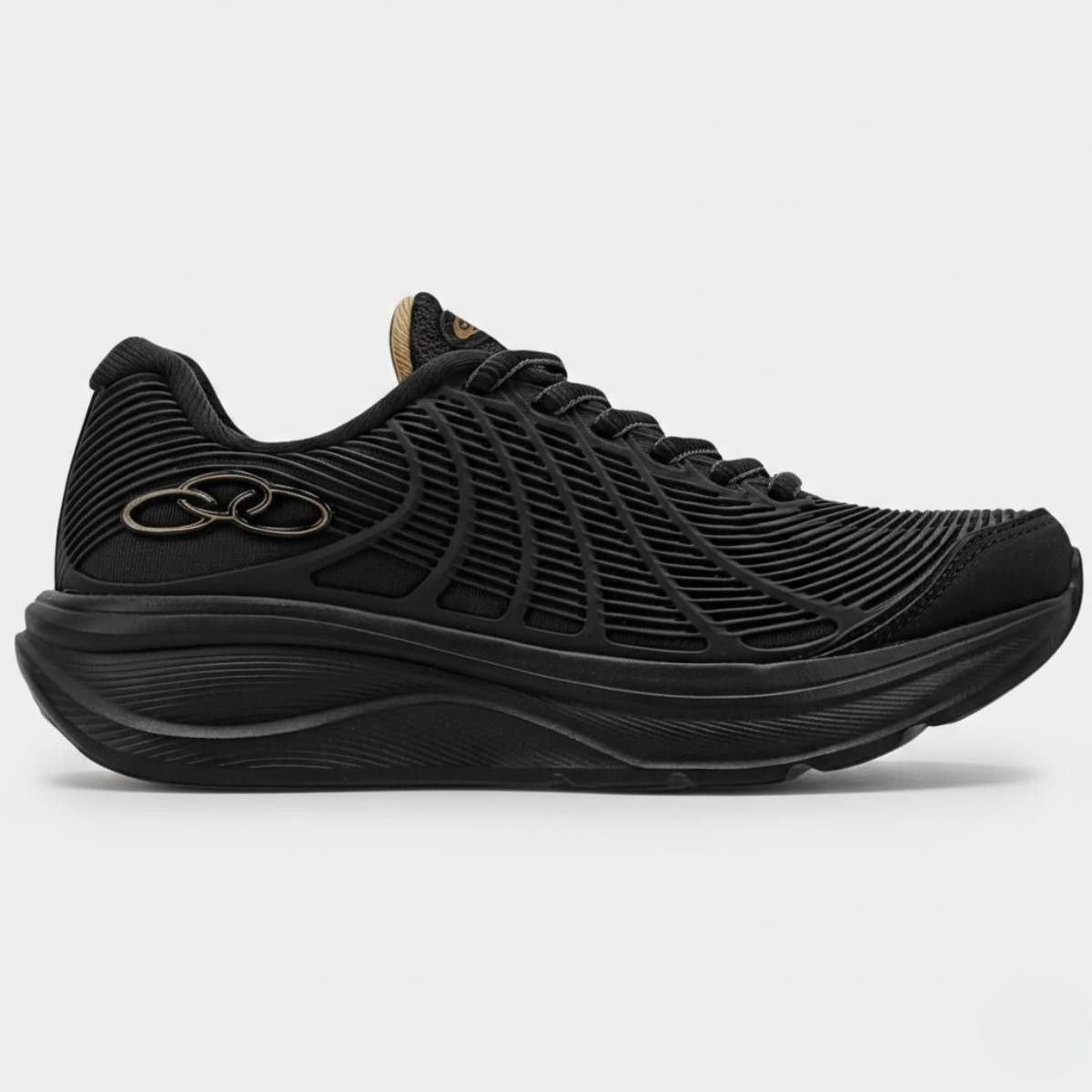 Tênis Olympikus Venum 2 Masculino - Preto e Dourado Preto