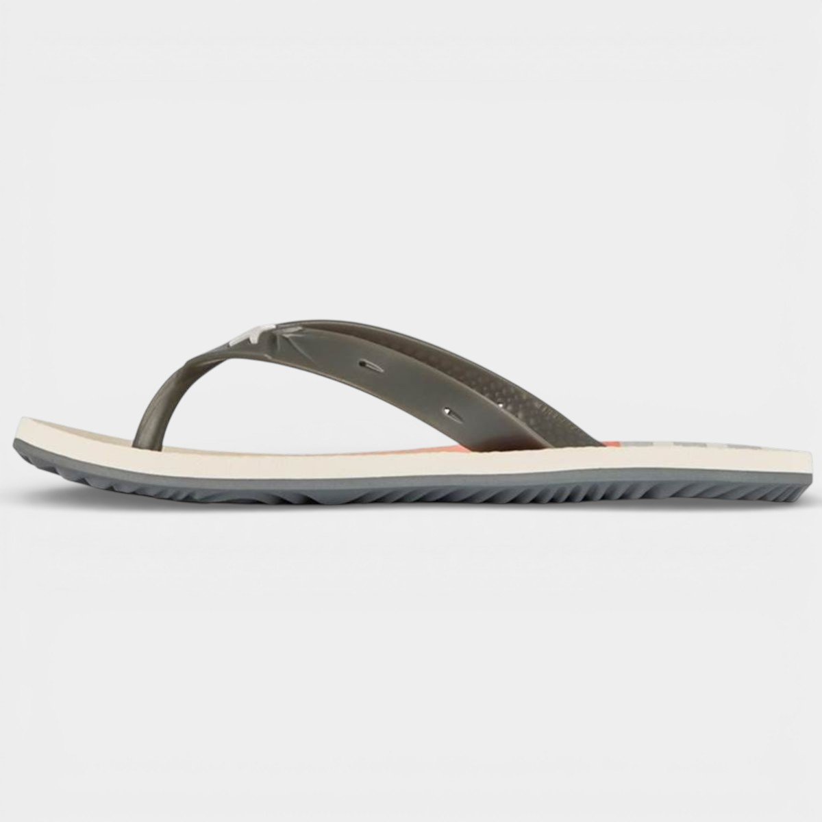 Chinelo Kenner Summer Listras Masculino - Laranja e Cinza Cinza 3