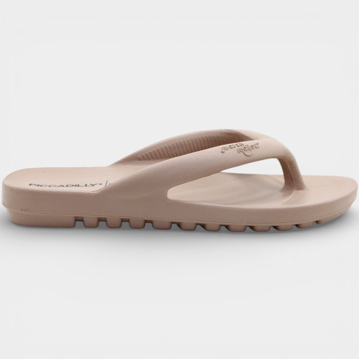Chinelo Piccadilly Marshmallow Tratorado Feminino - Nude Bege 2