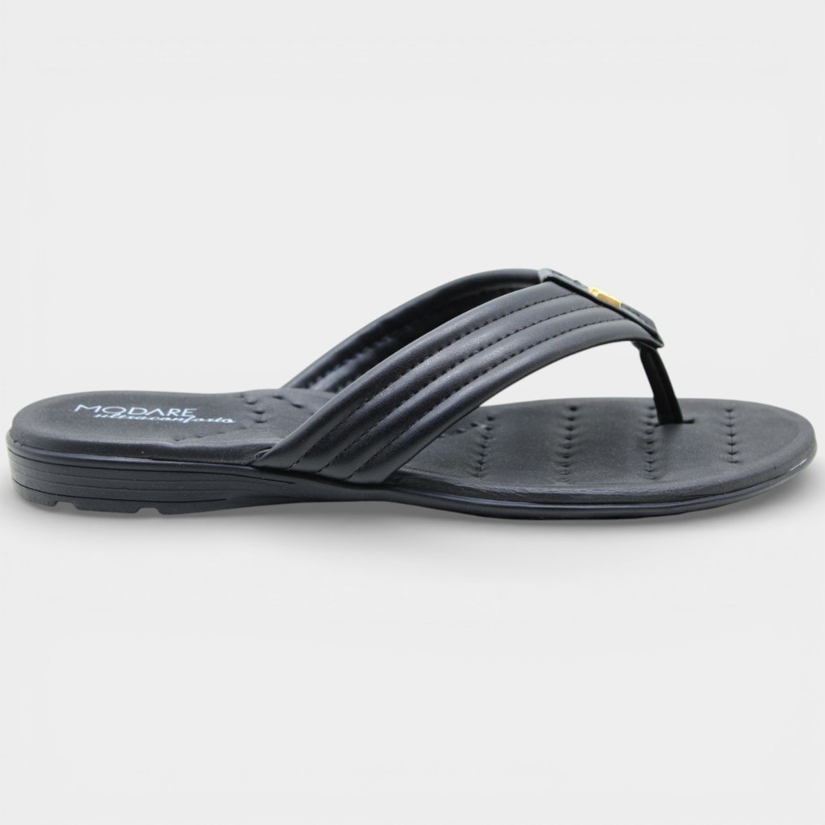 Chinelo Modare Strech Confort Feminino - Preto Preto 2