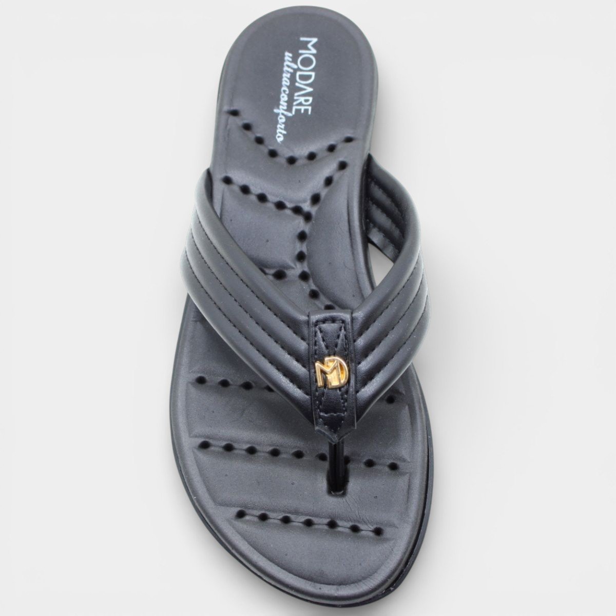 Chinelo Modare Strech Confort Feminino - Preto Preto 3
