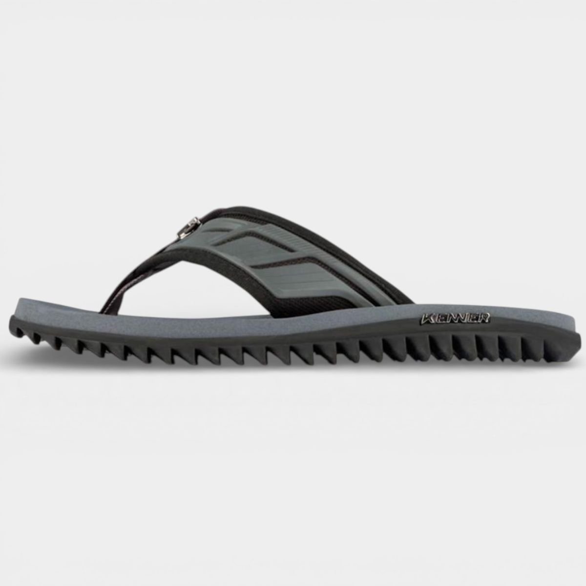 Sandália Kenner Kivah Full Force Masculina - Cinza Cinza 3