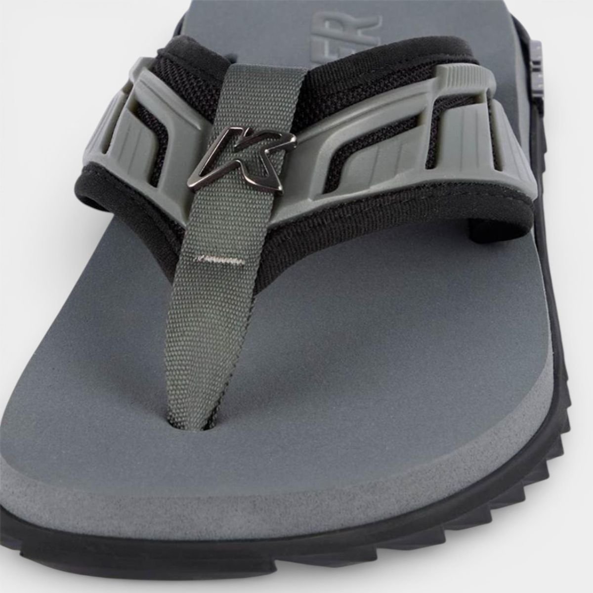 Sandália Kenner Kivah Full Force Masculina - Cinza Cinza 4