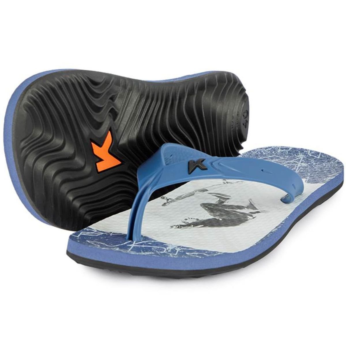 Chinelo Kenner Summer SK8 Masculino - Marinho e Azul