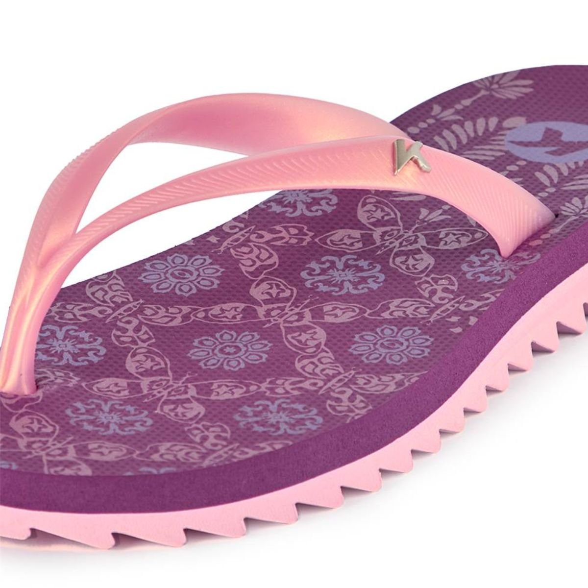 Chinelo Kenner Ibiza Aurora Feminino - Roxo e Rosa Rosa 4