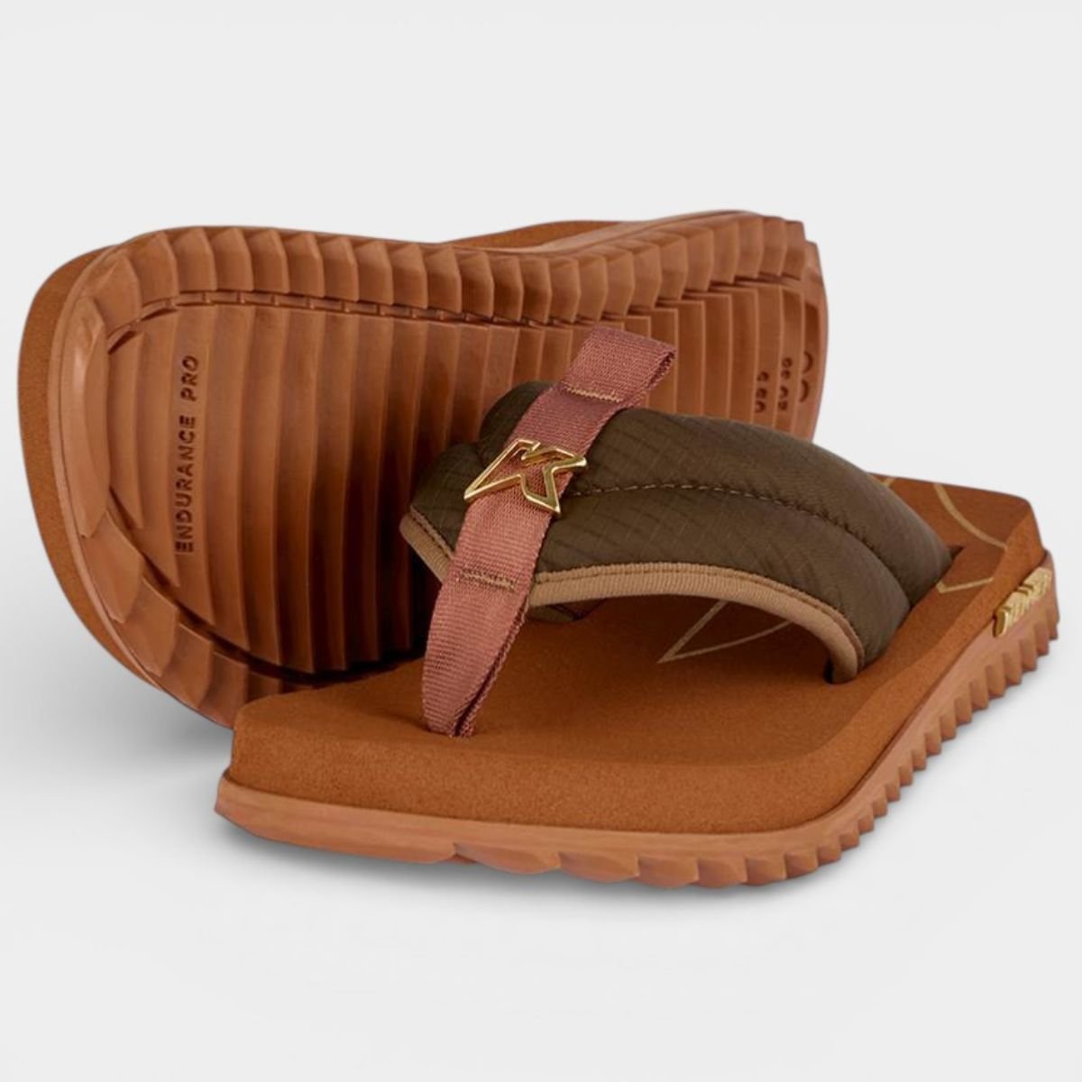 Chinelo Kenner Kivah Comfy Feminino - Marrom