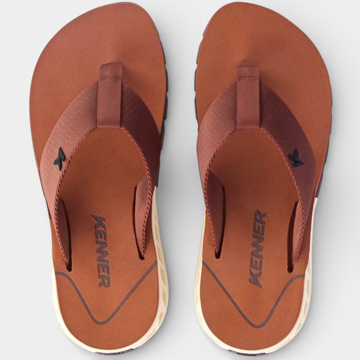 Chinelo Kenner Rakka U1 Masculino - Marrom Marrom 3