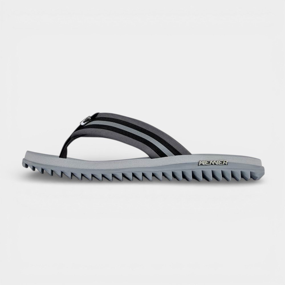 Sandália Kenner Kivah Reflex Masculina - Cinza Cinza 2