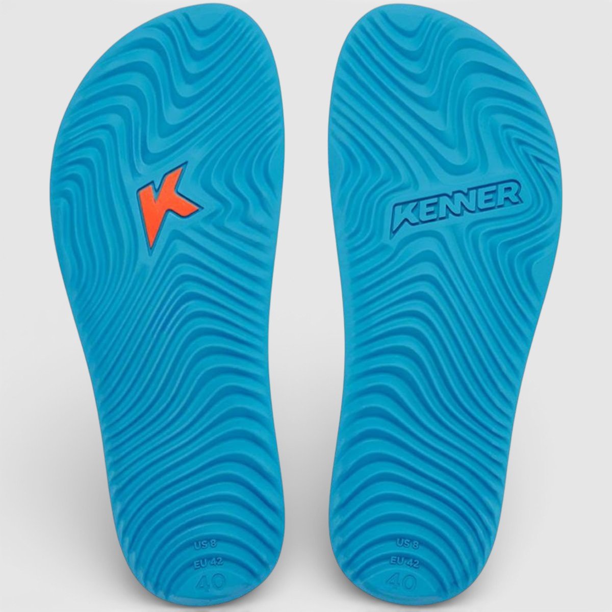 Chinelo Kenner Summer SK8 Masculino - Branco e Azul Branco 5