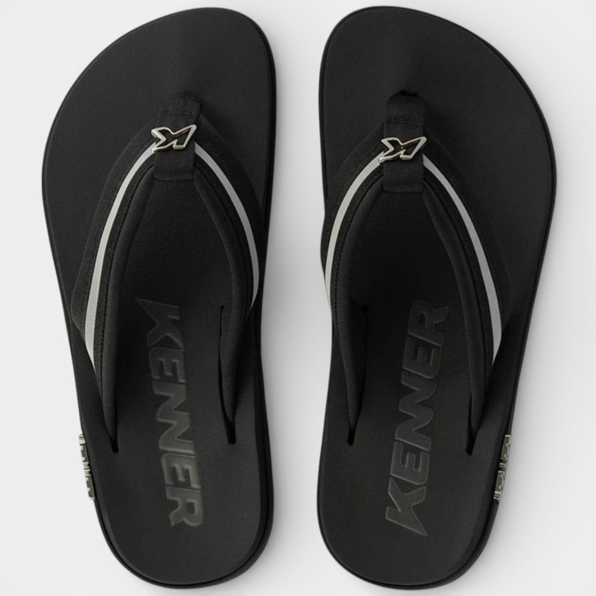 Sandália Kenner Kivah Reflex Masculina - Preto Preto 3