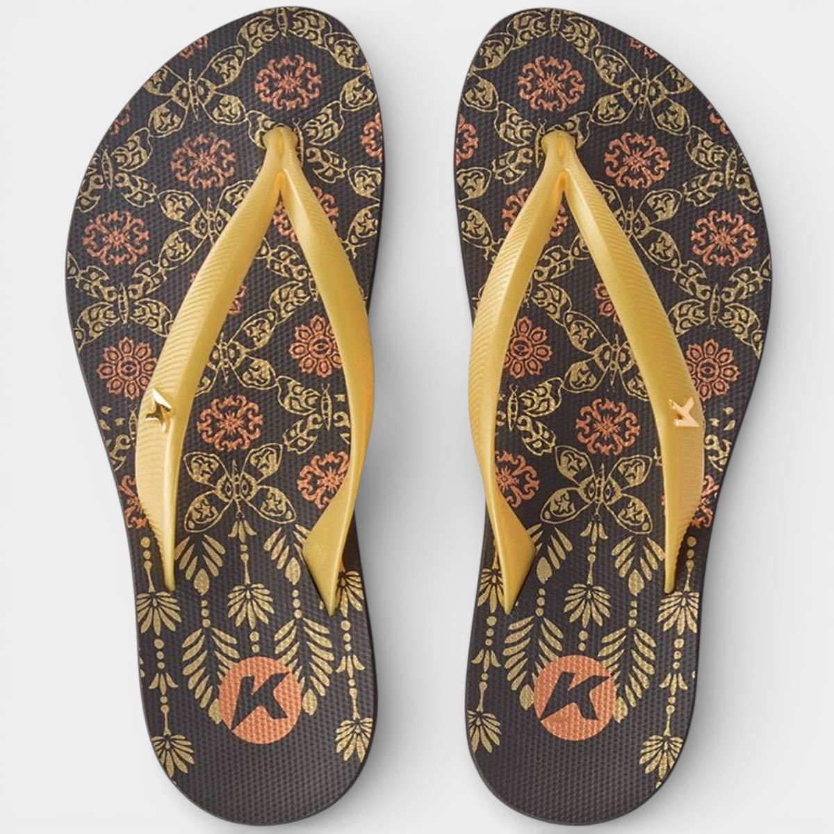 Chinelo Kenner Ibiza Aurora Feminino - Preto e Marrom Preto 2