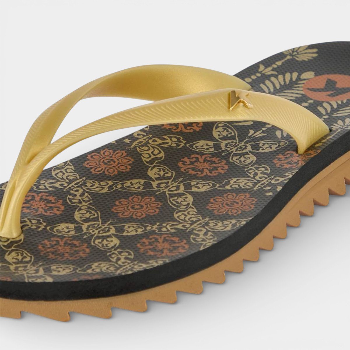 Chinelo Kenner Ibiza Aurora Feminino - Preto e Marrom Preto 4