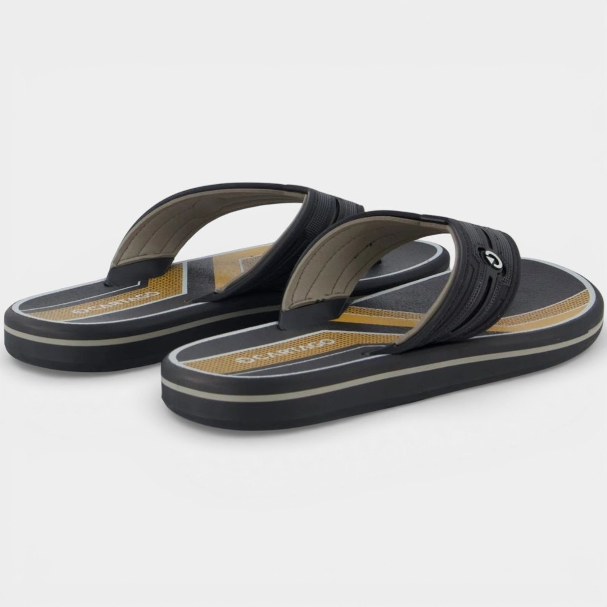 Chinelo Cartago Palermo II Masculino - Preto e Amarelo Preto/Amarelo 4