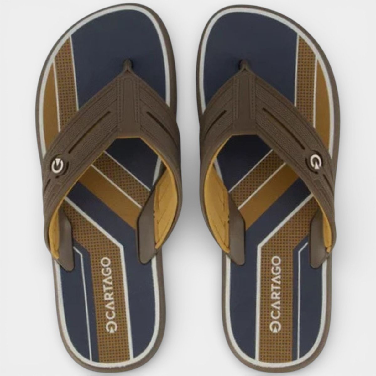 Chinelo Cartago Palermo II Masculino - Marrom
