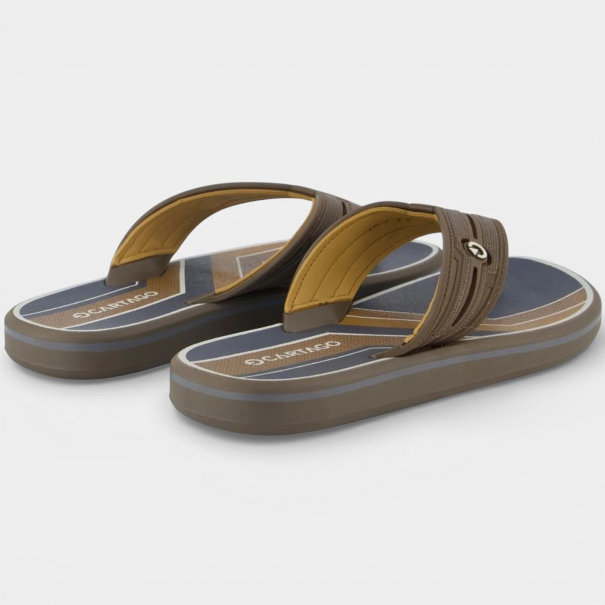 Chinelo Cartago Palermo II Masculino - Marrom Marrom 4