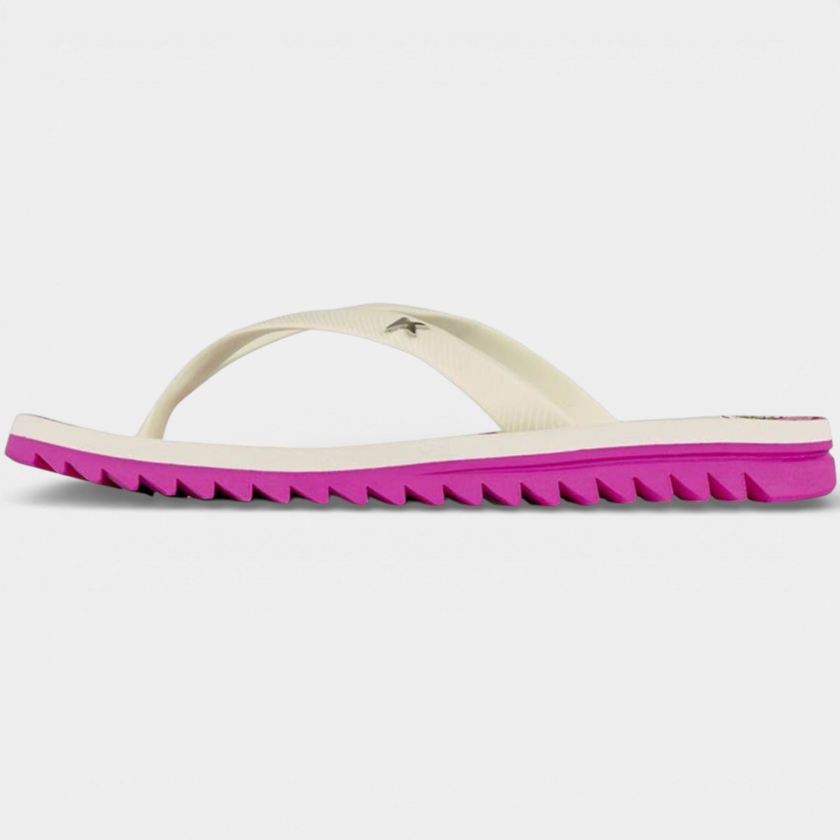 Chinelo Kenner Ibiza Oasis Feminino - Branco e Roxo Branco/Roxo 3