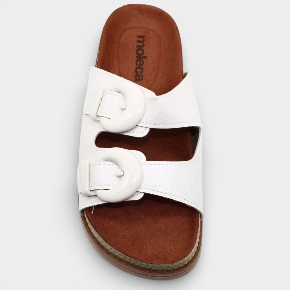 Papete Moleca Tratorada Fivelas Feminina - Off White Off White 3