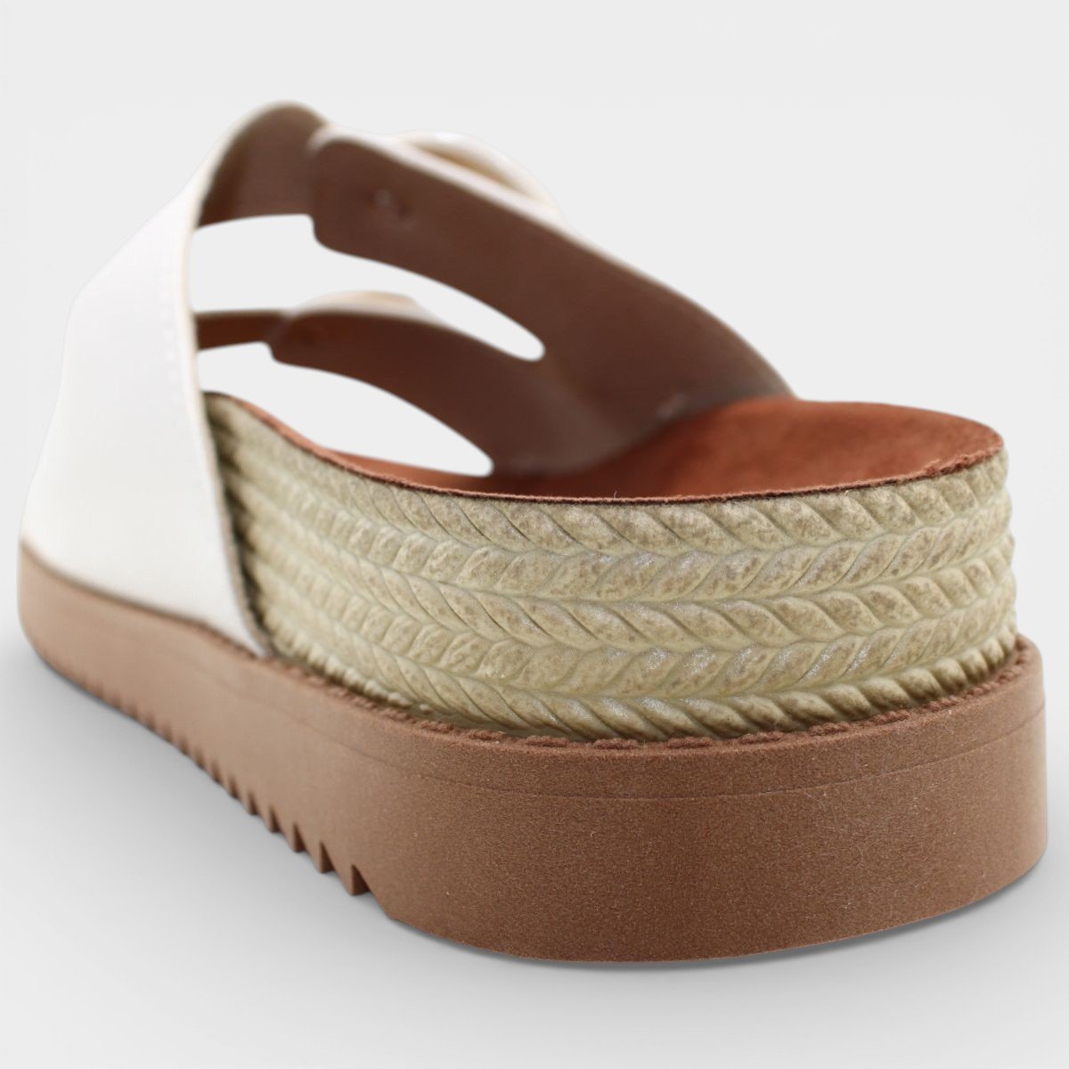 Papete Moleca Tratorada Fivelas Feminina - Off White Off White 4