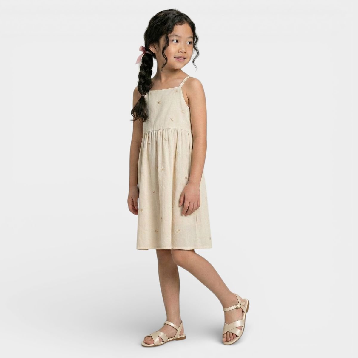 Sandália Infantil Molekinha Básica Tira Cruzada - Creme Creme 6