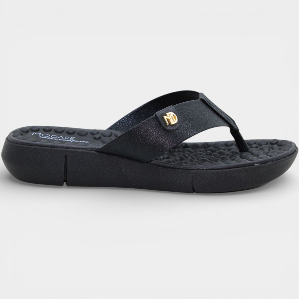 Chinelo Modare Floater Confort Flex Feminino - Preto Preto 2