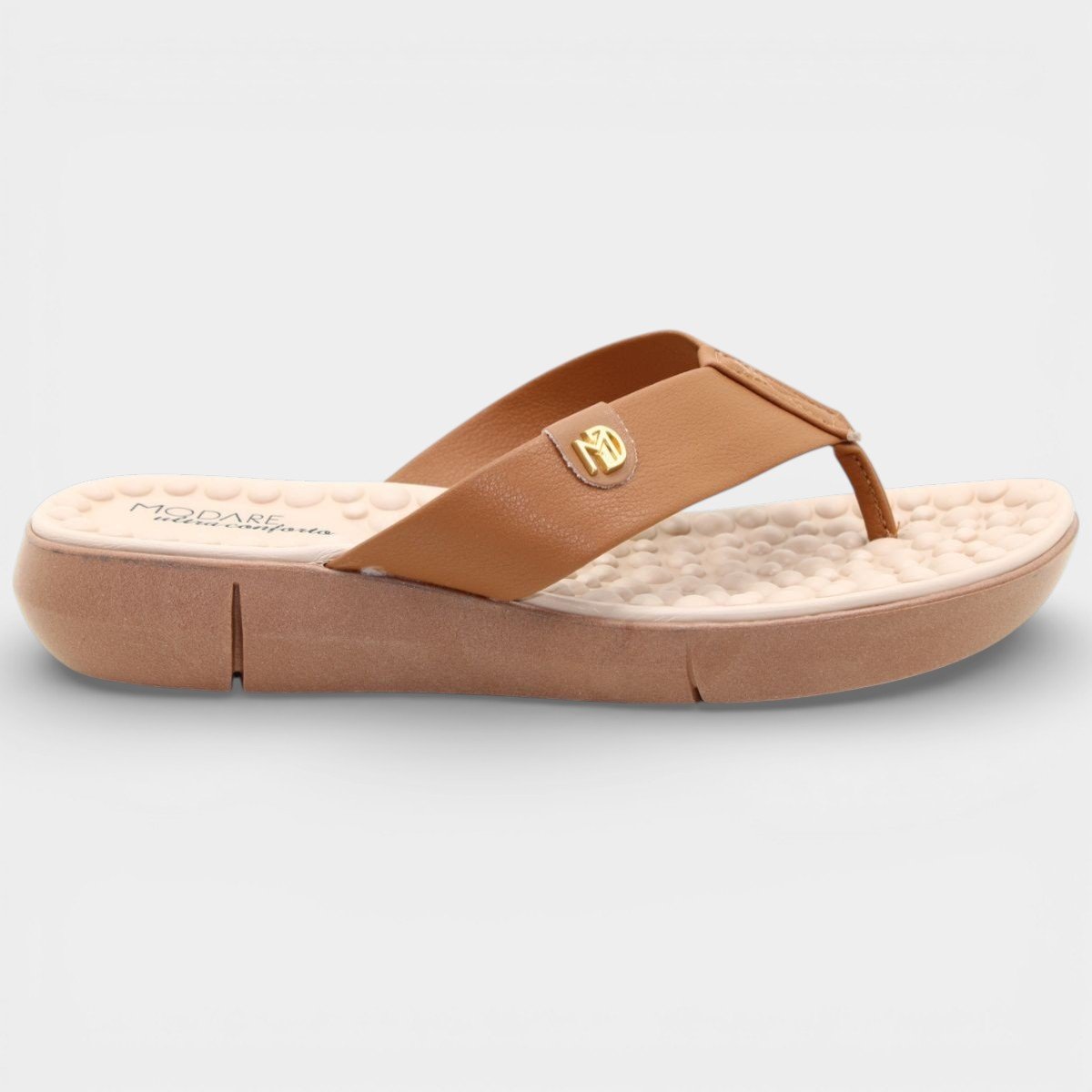 Chinelo Modare Floater Confort Flex Feminino - Caramelo Caramelo 2