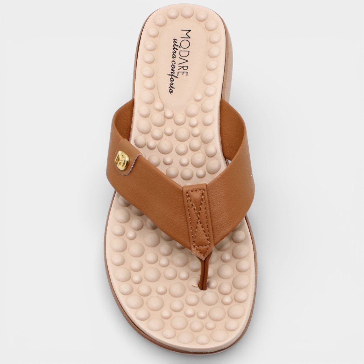Chinelo Modare Floater Confort Flex Feminino - Caramelo Caramelo 3