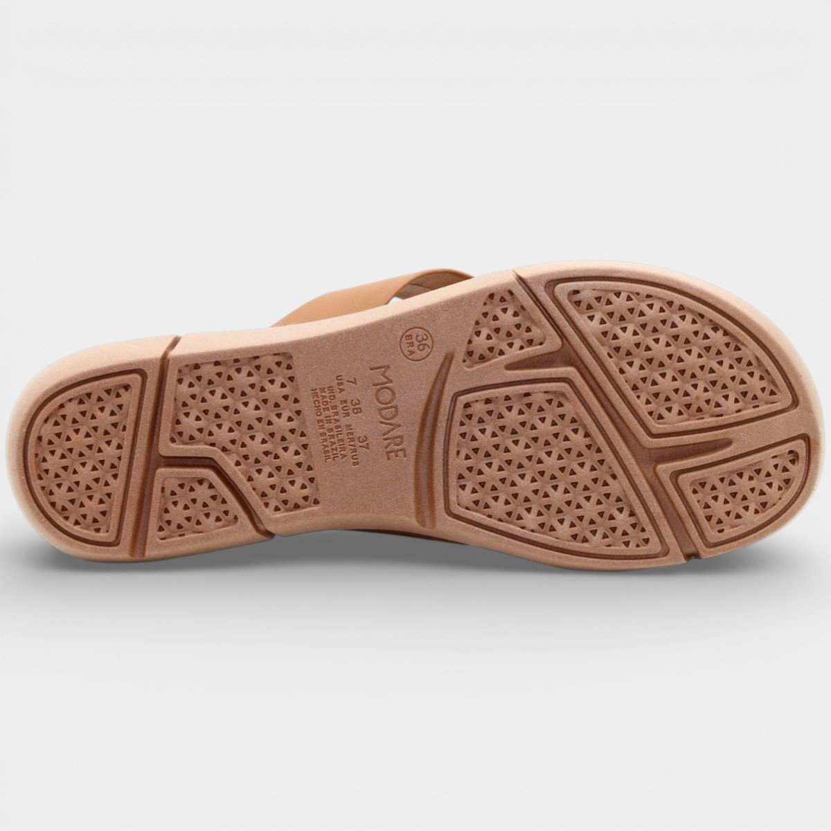 Chinelo Modare Floater Confort Flex Feminino - Caramelo Caramelo 5