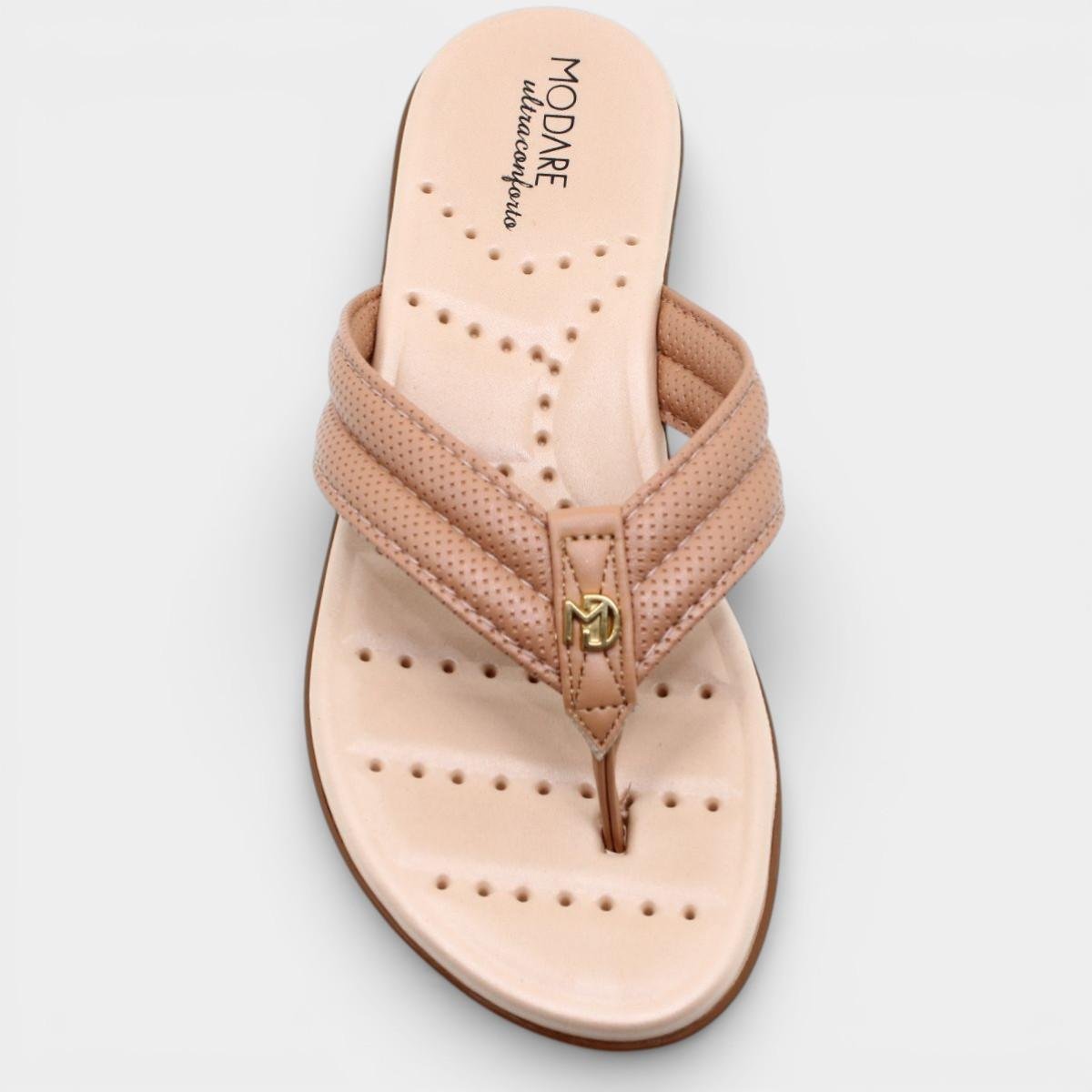 Chinelo Modare Strech Confort Feminino - Nude Nude 3