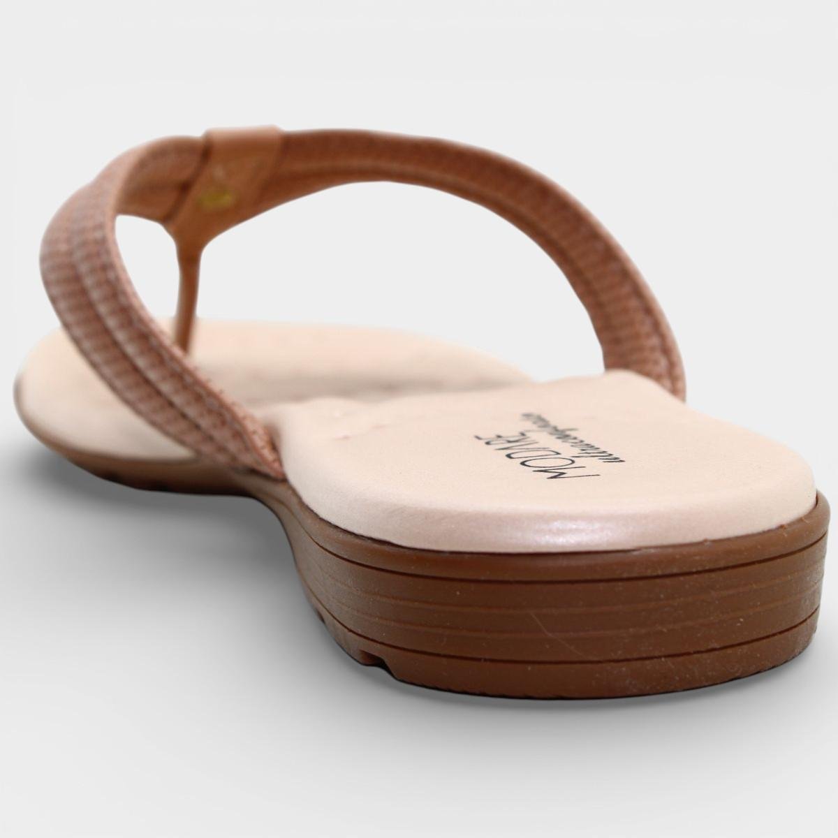 Chinelo Modare Strech Confort Feminino - Nude Nude 4