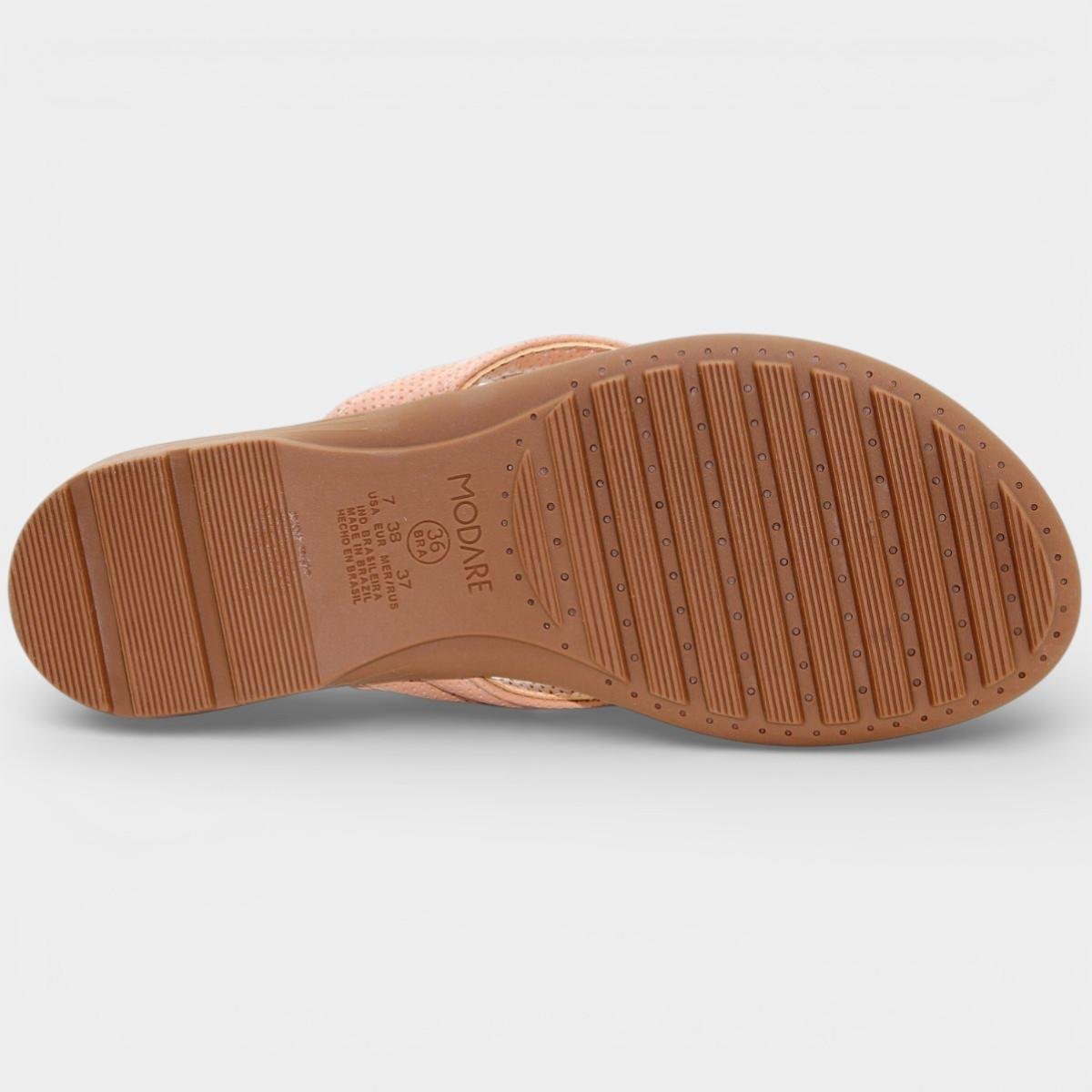 Chinelo Modare Strech Confort Feminino - Nude Nude 5