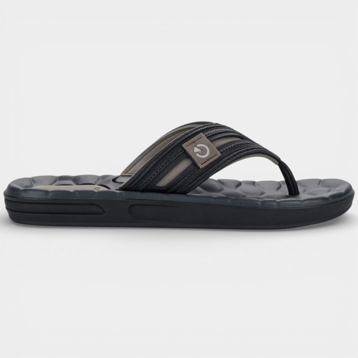 Chinelo Cartago Egeu IV Masculino - Preto e Cinza Preto/Cinza 3