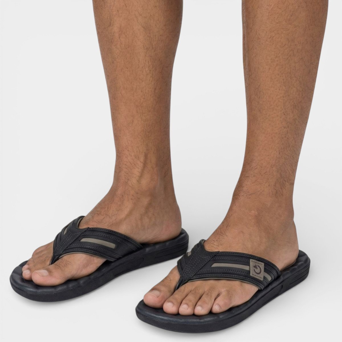 Chinelo Cartago Egeu IV Masculino - Preto e Cinza Preto/Cinza 4