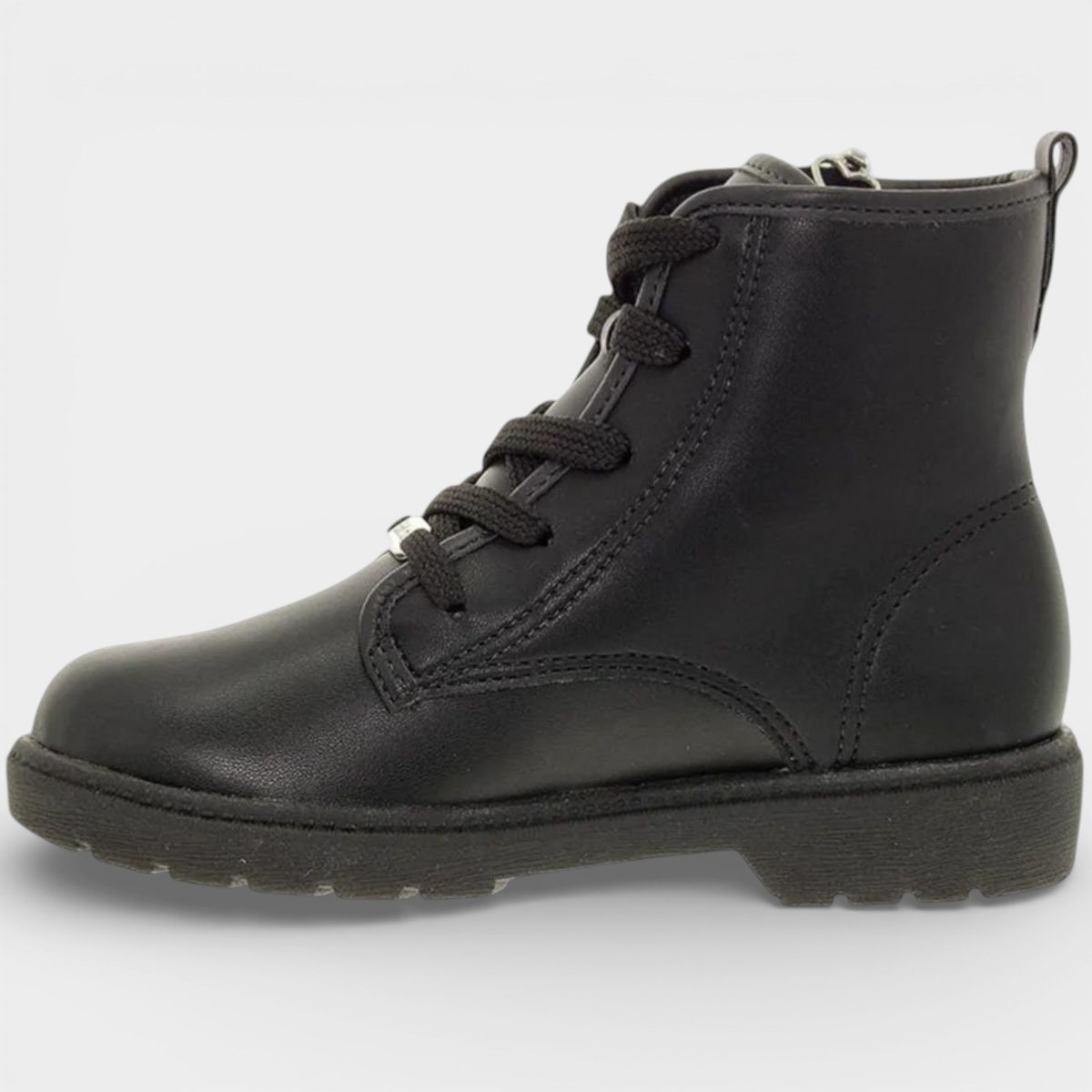 Bota Coturno Infantil Molekinha Draw Menina - Preto Preto 4