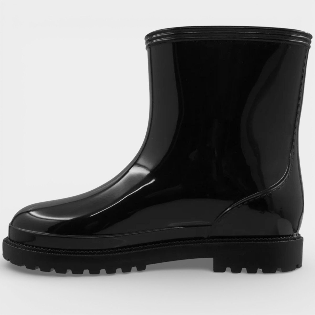 Bota Galocha Infantil Molekinha Menina - Preto Preto 3