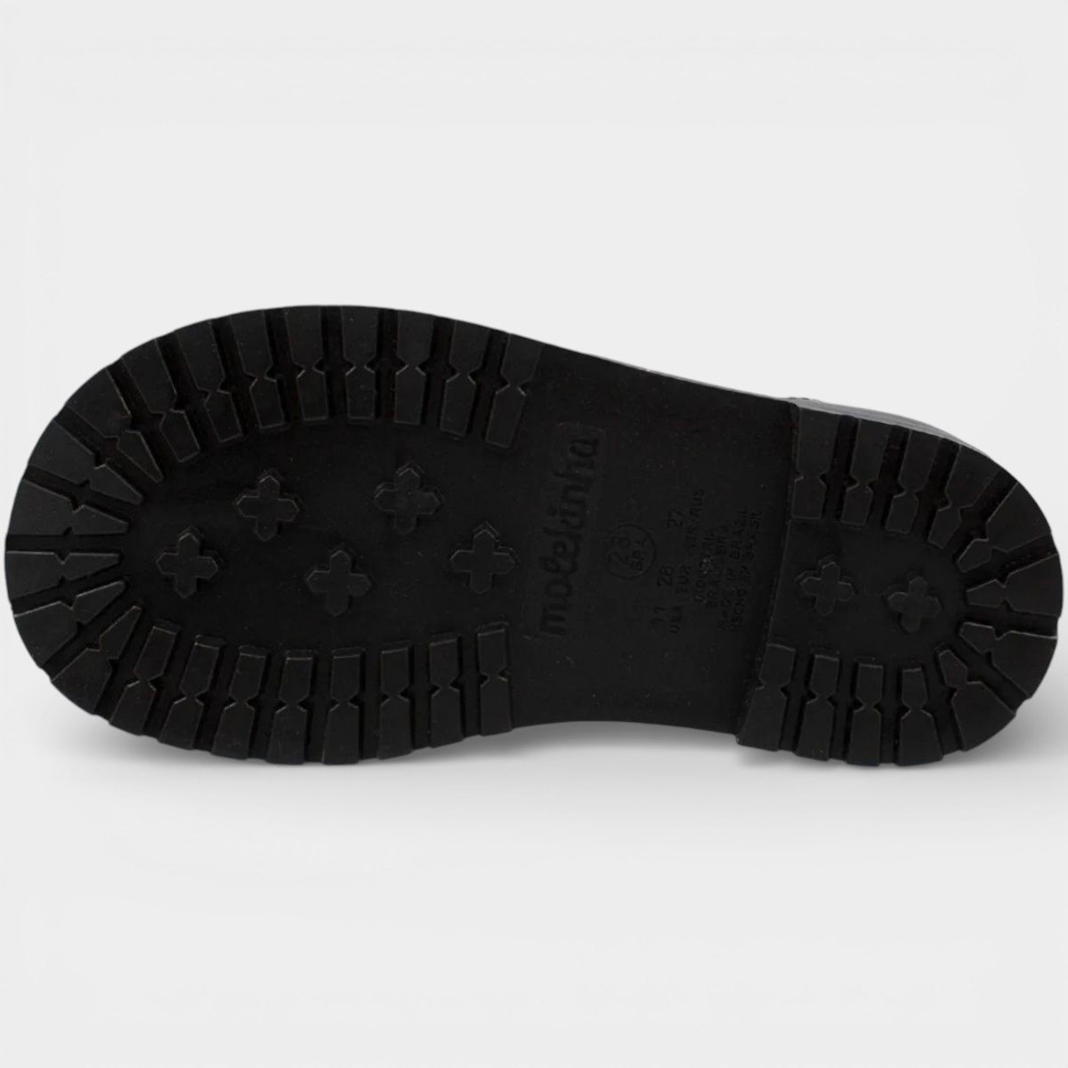 Bota Galocha Infantil Molekinha Menina - Preto Preto 5