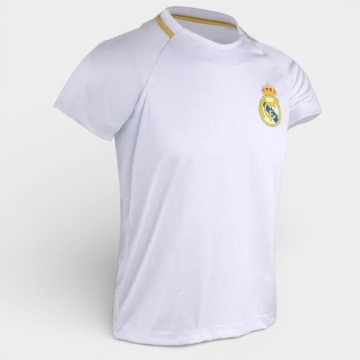 Camiseta Infantil Real Madrid Merengue Menino - Branco Branco 2