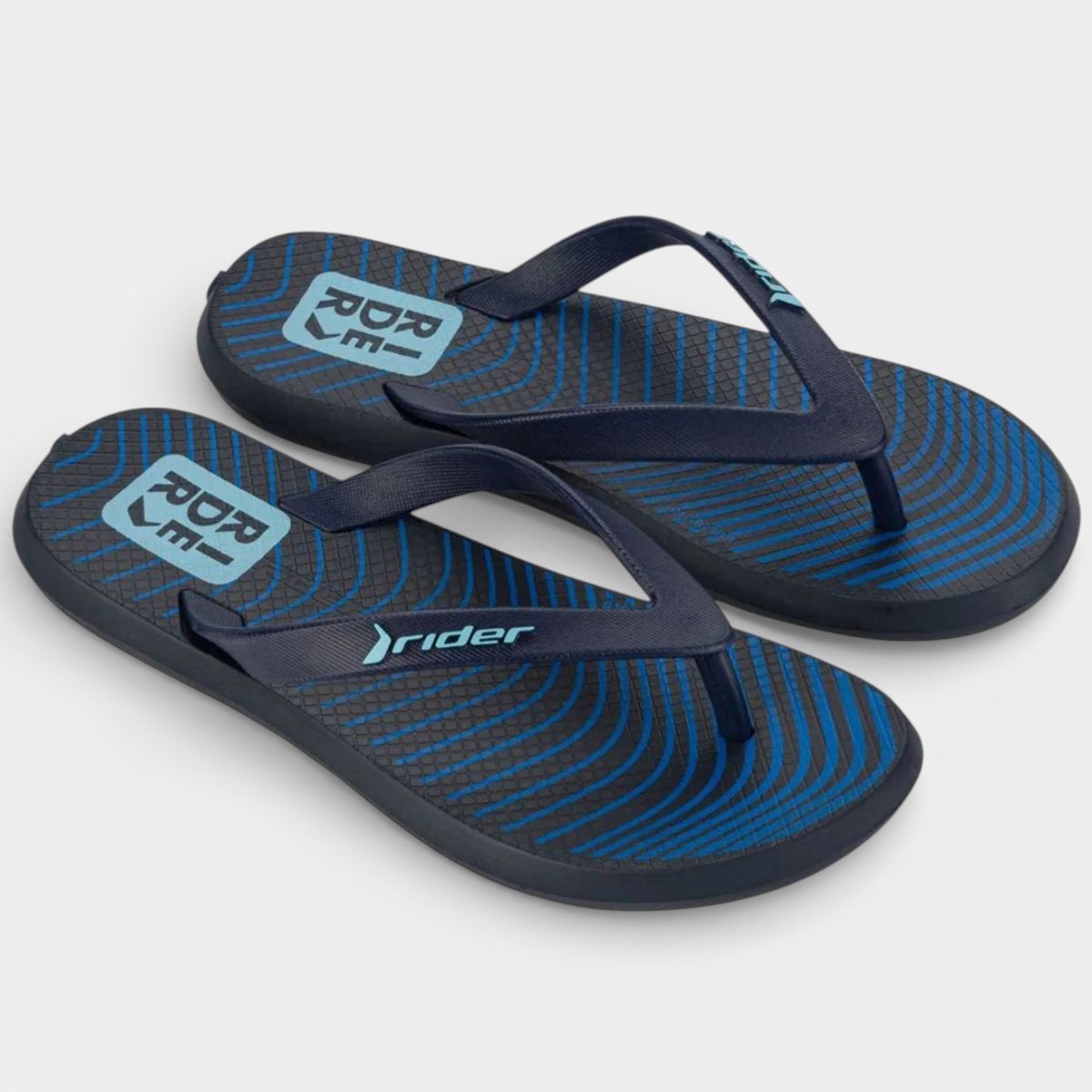Chinelo Rider R1 Style Masculino - Marinho e Azul Marinho/Azul 2