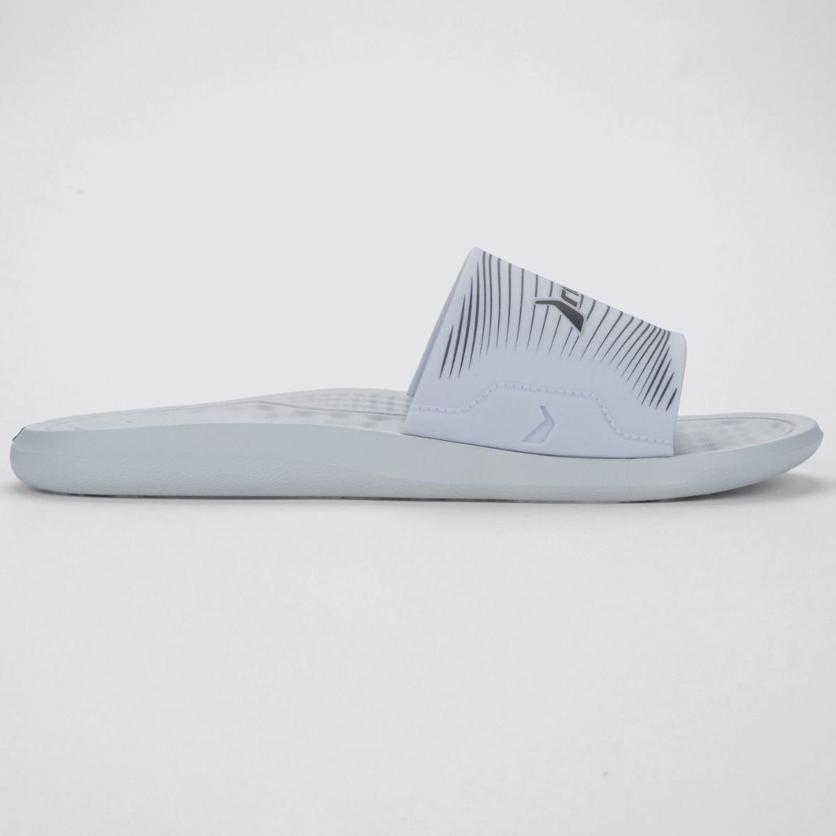 Chinelo Slide Rider Step Masculino - Branco e Preto Branco/ Preto 3