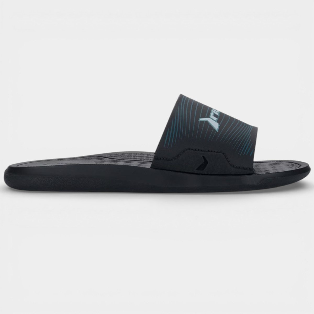 Chinelo Slide Rider Step Masculino - Preto e Azul Preto 3