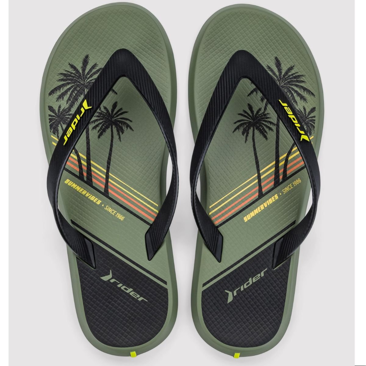Chinelo Rider R1 Style Masculino - Verde