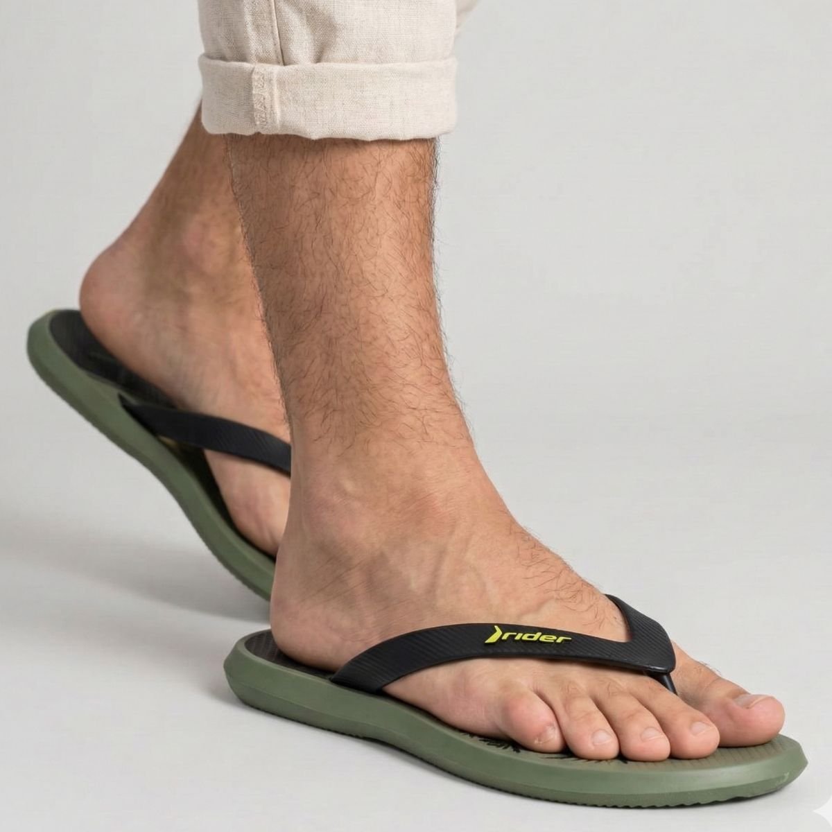 Chinelo Rider R1 Style Masculino - Verde Verde 4