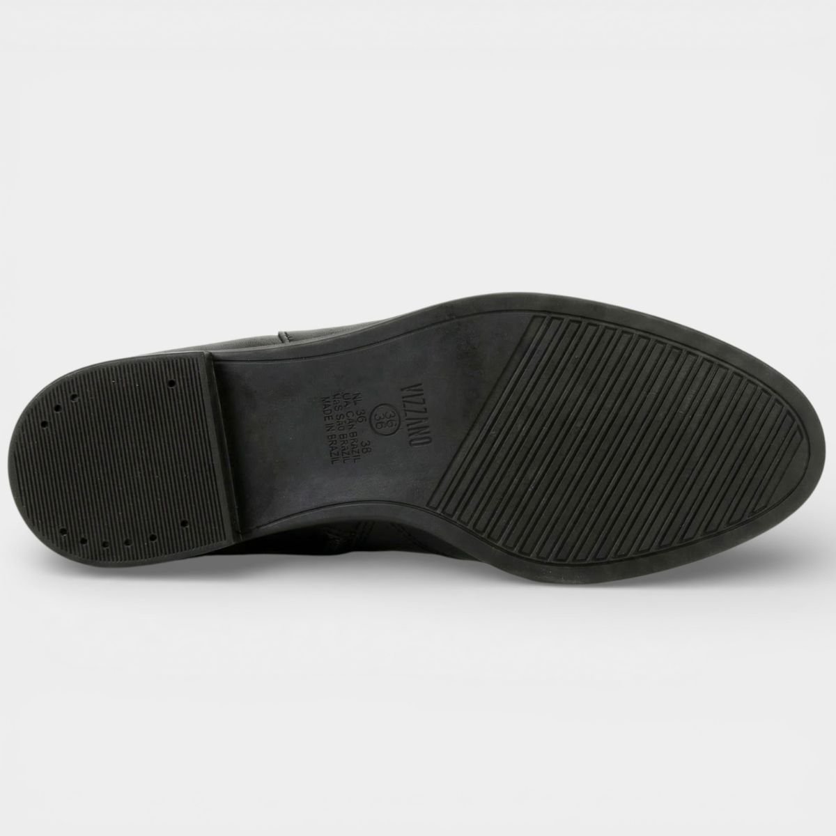Bota Montaria Vizzano Fivela Cano Alto Feminina - Preto Preto 5
