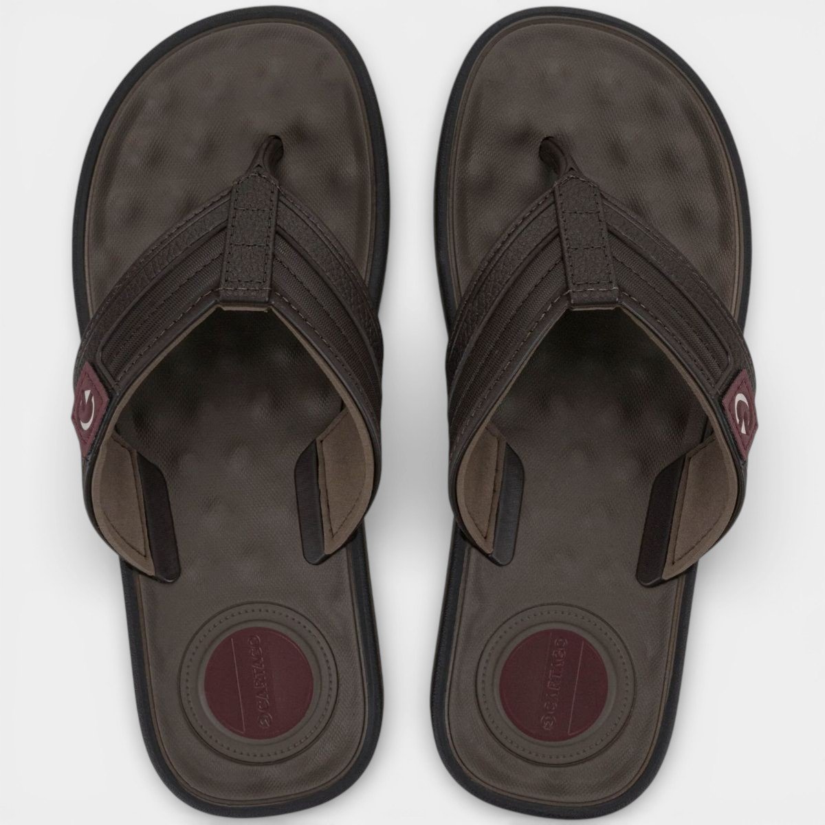 Chinelo Cartago Alabama Masculino - Marrom Escuro Marrom Escuro 2