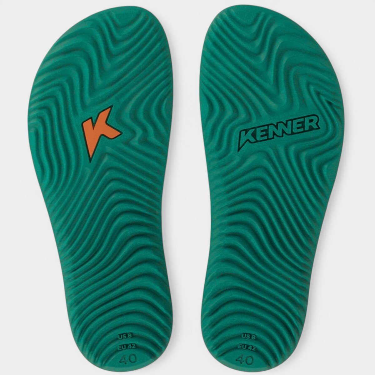 Chinelo Kenner Summer Grid Masculino - Preto e Verde Preto/Verde 5